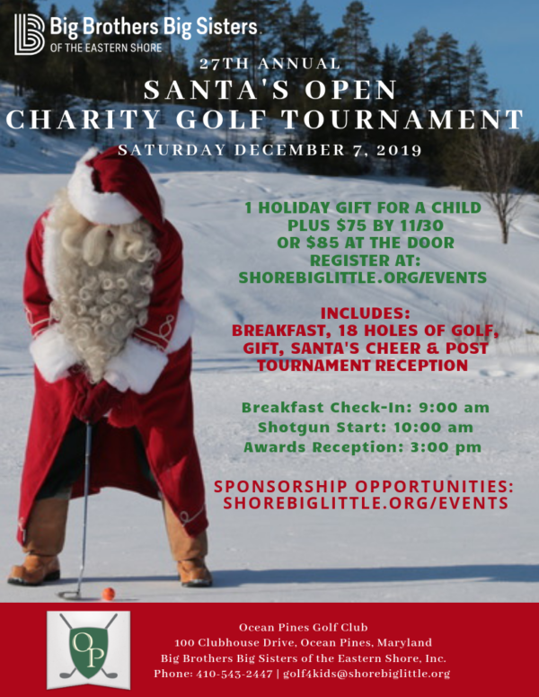 27th annual santa’s open charity golf tournament