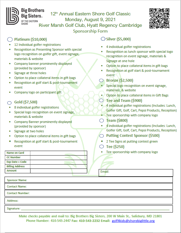 ESGC Sponsorship Form- 2021
