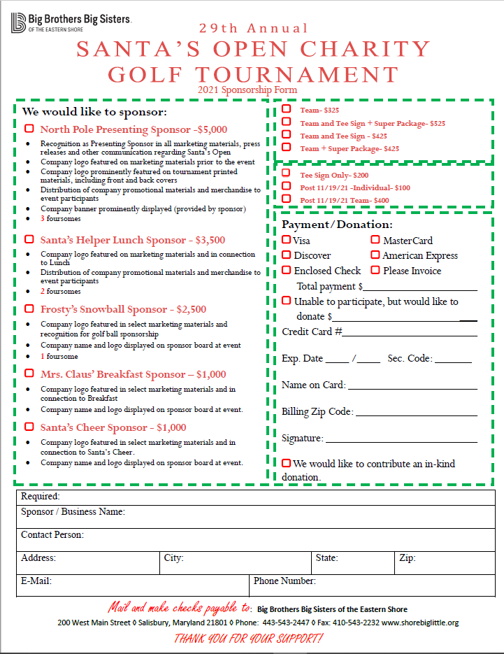 Santa’s Open Sponsor Form Ver. 9-23